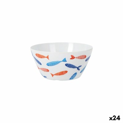 Snack Bowl La Mediterránea Fish 15 x 8 cm (24 Units)
