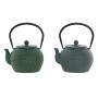 Teapot Home ESPRIT Blue Green Stainless steel Iron 1 L (2 Units)