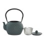 Teapot Home ESPRIT Blue Green Stainless steel Iron 1 L (2 Units)