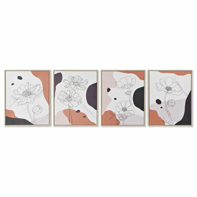 Painting DKD Home Decor S3018016 Abstract (40 x 2,5 x 50 cm) (4 Units)