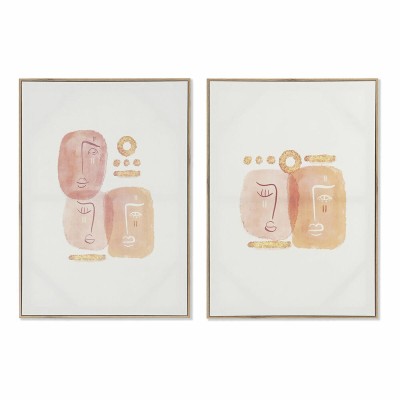 Painting DKD Home Decor Abstract (2 Units) (50 x 3 x 70 cm)