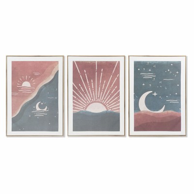 Painting DKD Home Decor Moon Modern (50 x 3 x 70 cm)