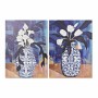 Painting DKD Home Decor Vase Oriental (50 x 1,8 x 70 cm) (2 Units)