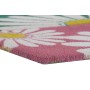 Paillasson DKD Home Decor Rose Caoutchouc Menthe Blanc Jaune 2 Unités Fibres de coco (60 x 40 x 0,5 cm)