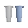Vase DKD Home Decor Porcelain Grey Blue (16 x 11 x 30 cm) (2 Units)