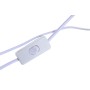 Desk lamp DKD Home Decor Cloth Polyester Green Cream Stoneware 220 V 40 W (2 Units) (16 x 16 x 27 cm)