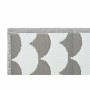 Carpet DKD Home Decor Grey Waves White (2 Units) (120 x 180 cm)