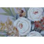 Painting DKD Home Decor Flowers (80 x 2,8 x 80 cm) (2 Units)