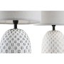 Lampe de bureau DKD Home Decor Cuivre Blanc Grès 220 V 40 W (24 x 24 x 40 cm) (2 Unités)