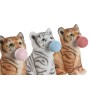 Figurine Décorative DKD Home Decor 13,5 x 11 x 15 cm Résine Chat (3 Unités)