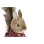 Christmas bauble DKD Home Decor Polyester Squirrel (2 pcs) (12 x 15 x 25 cm)