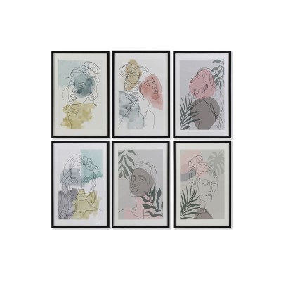 Painting DKD Home Decor Lady (40 x 3 x 60 cm) (6 Units)