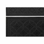 Doormat DKD Home Decor Black Rubber 2 Units (60 x 40 x 0,3 cm)