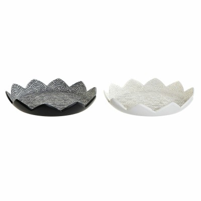 Centre de Table DKD Home Decor Gris Beige Résine Oriental (39 x 39 x 7 cm) (2 Unités)
