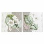 Painting DKD Home Decor Tropical Leaf of a plant (80 x 3,5 x 80 cm) (2 Units)