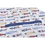 Apron DKD Home Decor Blue White Red 60 x 80 x 0,5 cm Navy (2 Units)