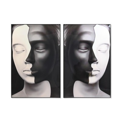 Painting DKD Home Decor Lady (80 x 3 x 120 cm) (2 Units)