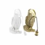 Applique DKD Home Decor Doré Blanc Résine 220 V 50 W (26 x 19,5 x 44 cm) (2 Unités)