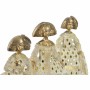 Decorative Figure DKD Home Decor Mirror Beige Golden Resin Lady Traditional (18 x 13 x 23 cm) (3 Units)