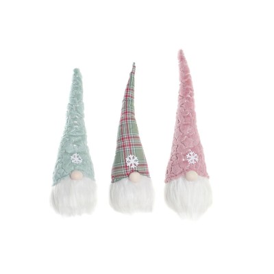Decoration DKD Home Decor Gnome Polyester (17 x 16 x 54 cm) (3 Units)