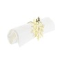 Porte-serviettes DKD Home Decor Lot Métal Flocons de neige (5 x 5 x 17 cm) (2 Unités)
