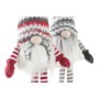 Figurine Décorative DKD Home Decor Noël Gnome Lumière LED Polyester (22 x 12 x 64 cm) (2 Unités)