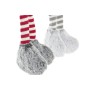 Decorative Figure DKD Home Decor Christmas Gnome LED Light Polyester (22 x 12 x 64 cm) (2 Units)