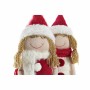 Decorative Figure DKD Home Decor Christmas Doll Polyester Girls (11 x 7 x 43 cm) (2 Units)