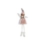 Figurine Décorative DKD Home Decor Noël Fée Polyester Ange (22 x 15 x 48 cm) (2 Unités)
