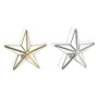 Bougeoir DKD Home Decor Étoile (2 Unités) (16 x 8 x 16 cm)