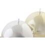 Candle DKD Home Decor Christmas (9 x 9 x 9 cm) (3 Units)