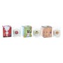 Candle DKD Home Decor Christmas Father Christmas Nutcracker (8 x 8 x 9 cm) (3 Units)