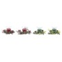 Ensemble de Bougies DKD Home Decor Noël (5,5 x 5,5 x 6 cm) (2 Unités)