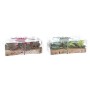 Ensemble de Bougies DKD Home Decor Noël (5,5 x 5,5 x 6 cm) (2 Unités)