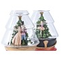 Décoration lumineuse DKD Home Decor Noël Rouge Blanc (15 x 13,5 x 24 cm) (2 Unités)