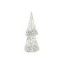 Décoration lumineuse DKD Home Decor Noël Champagne Arbre Blanc (14 x 14 x 50 cm) (2 Unités)