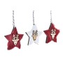 Ensemble Décorations de Noël DKD Home Decor Polyester (21 x 8 x 1 cm) (8 cm) (2 Unités)