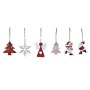 Ensemble Décorations de Noël DKD Home Decor Bois MDF (21 x 7,7 x 1,5 cm) (2 Unités)