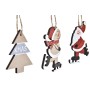 Ensemble Décorations de Noël DKD Home Decor Bois MDF (21 x 7,7 x 1,5 cm) (2 Unités)