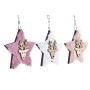 Ensemble Décorations de Noël DKD Home Decor Polyester (22 x 8 x 1 cm) (3 Unités)
