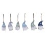 Christmas Decorations Set DKD Home Decor Polyester MDF Wood (21 x 8 x 1,5 cm) (2 Units)