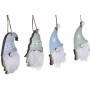 Ensemble Décorations de Noël DKD Home Decor Polyester Bois MDF (21 x 8 x 1,5 cm) (2 Unités)