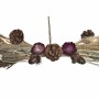 Décorations de Noël DKD Home Decor Fleur (60 x 15 x 8 cm) (2 Unités)