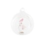Décorations de Noël DKD Home Decor Verre Résine (7 x 6 x 8 cm) (4 Unités)