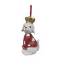 Christmas bauble DKD Home Decor Resin animals (4,5 x 4 x 7 cm) (6 Units)