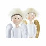 Décorations de Noël DKD Home Decor Résine Ange (7,5 x 5 x 21,5 cm) (2 Unités)