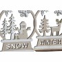 Christmas bauble DKD Home Decor Wood Reindeer (12 x 4 x 15 cm) (2 Units)