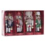 Décorations de Noël DKD Home Decor Bois Casse-Noisette (3 x 3 x 10 cm) (4 Unités)