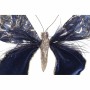 Décorations de Noël DKD Home Decor Polyester Papillon (2 Unités) (23 x 3 x 19 cm)