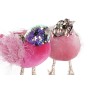 Décorations de Noël DKD Home Decor Polyester Oiseau (18 x 8 x 13 cm) (3) (3 Unités)